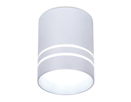Накладной светодиодный точечный светильник TN241 SL/S серебро/песок LED 4200K 12W D80*100 Ambrella Light