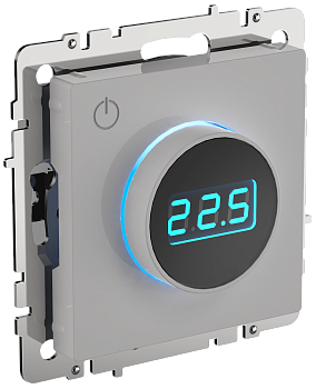 BRITE Термостат электронный с индикацией ТС10-1-БрБ белый IEK