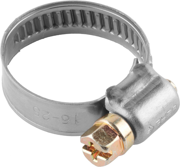 Хомуты НХ-9Н, нерж. сталь, накатная лента 9 мм, 12-20 мм, 200 шт, Профессионал ЗУБР