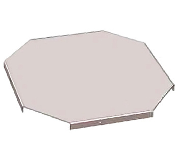 Крышка к крестообразному лотку КЛК 100 УТ1,5 оцинкованный лист S1,0