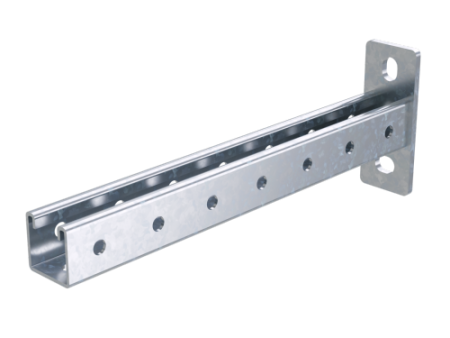 Консоль одиночная, 41х41 мм, осн.450, нержавеющая сталь AISI 304 DKC