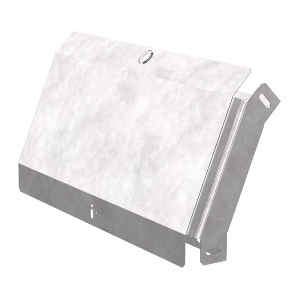 Угол вертикальный внешний 45 градусов с крышкой Стандарт 400х50 Промрукав