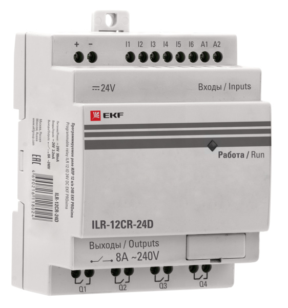 Программируемое реле 12 в/в 24В PRO-Relay PROxima EKF