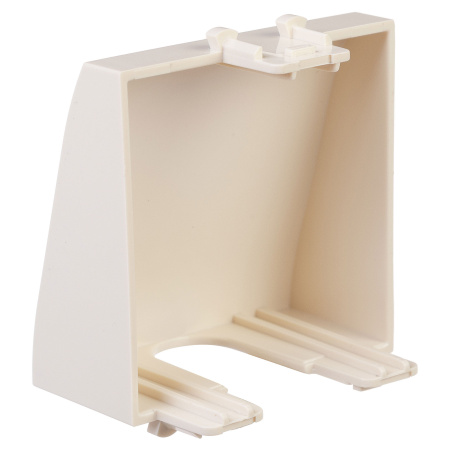 Вывод кабеля модульный "Avanti", "Ванильная дымка", 2 модуля DKC