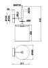 Бра 1*E14 40Вт Хром IP20 Torony MOD066WL-01CH Maytoni