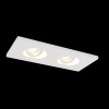 Встраиваемый светильник 2*GU10 35Вт Белый IP20 Gyps Modern DL002-1-02-W Technical