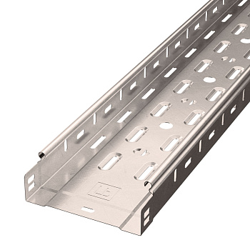 Лоток перфорированный Стандарт INOX (AISI 409) 150х50х3000 (0,7 мм) (6 м/уп) Промрукав