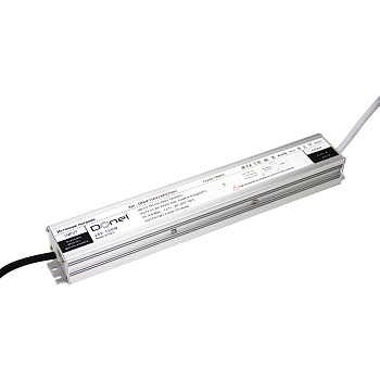 Donel, блок питания для светодиодной ленты,150Вт,DC24В,6.25А, IP67, 280х42х30мм,серия:DN8HF