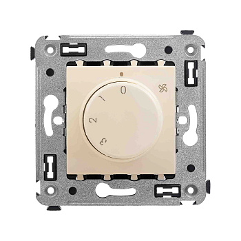 Механизм управления вентиляторами в стену, "Avanti", "Ванильная дымка" DKC