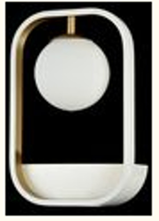 Бра 1*G9 40Вт Белый с Золотом IP22 Avola MOD431-WL-01-WG Maytoni