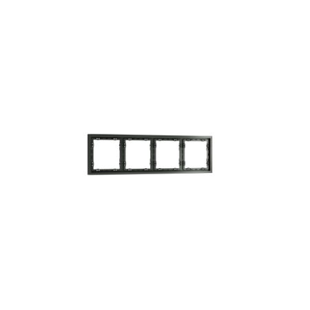 Рамка пластиковая Voltum S70 на 4 поста, (титан)