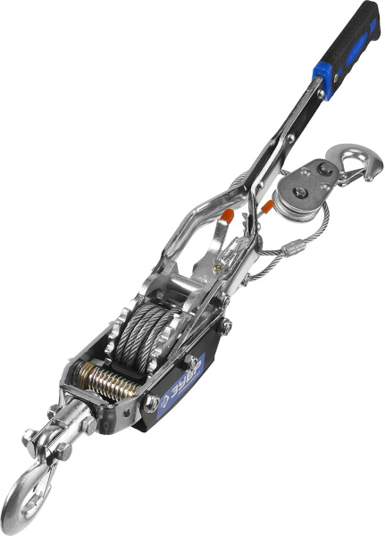 Лебедка "Профессионал" автомобильная, тросовая, 4т ЗУБР