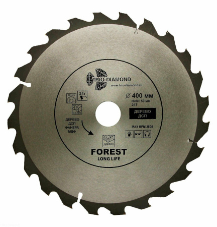 Диск пильный 400*50*24Т FLL840 Trio-Diamond