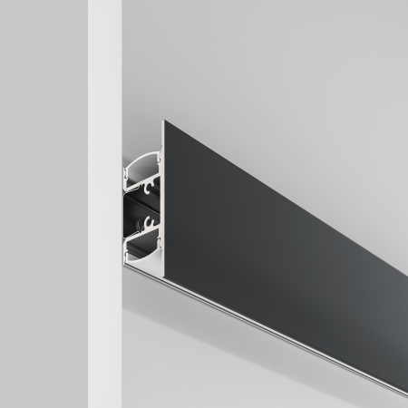 Алюминиевый профиль накладной 18x48 Черный (ALM-1848-B-2M) Technical Maytoni