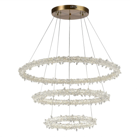 Люстра подвесная Золотистый/Прозрачный LED 1*160Вт 3000-6500К SL6105.203.03 ST LUCE