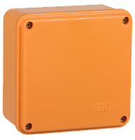 Коробка распаячная огнестойкая ПС 100х100х50мм 6P 4мм2 IP44 гладкие стенки IEK