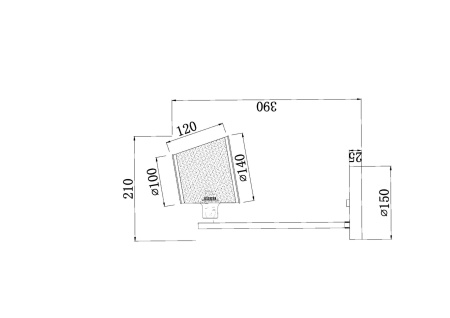 Настольный светильник 1*E14 40Вт Хром IP20 Gino FR5108TL-01CH Freya