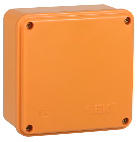 Коробка распаячная огнестойкая ПС 100х100х50мм 6P 4мм2 IP44 гладкие стенки IEK