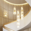 Люстра E14 9*40W MERKALE матов.золотой/прозрачный/стекло/ ODEON LIGHT