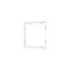 Рамка пластиковая Voltum S70 на 1 пост, (белый матовый)