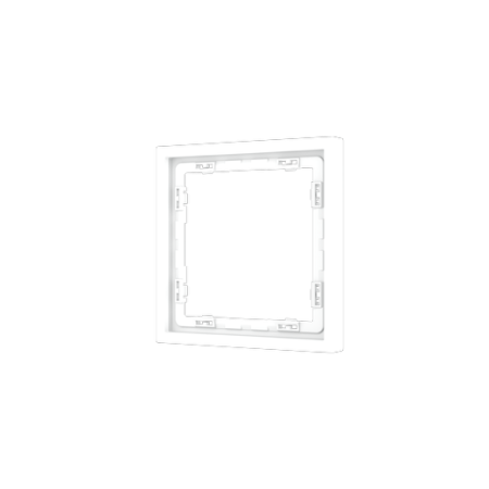 Рамка пластиковая Voltum S70 на 1 пост, (белый матовый)