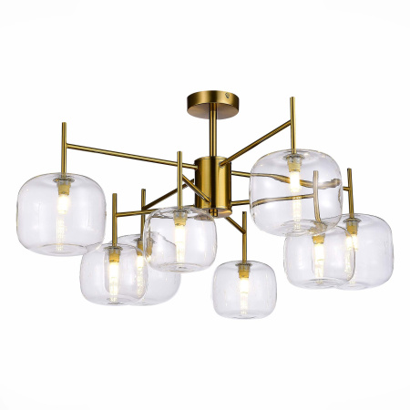 Люстра потолочная Латунь/Прозрачный G9 8*5Вт SL1049.302.08 ST LUCE