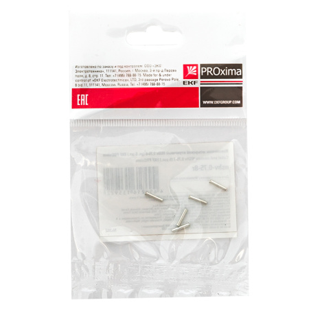 Наконечник штыревой втулочный НШв 0,75-8 (уп5шт) PROxima EKF