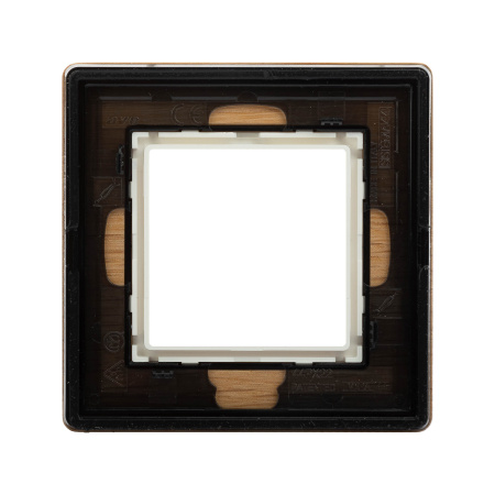 Рамка из натурального дерева, "Avanti", беленый дуб, 1 пост (2 мод.) DKC