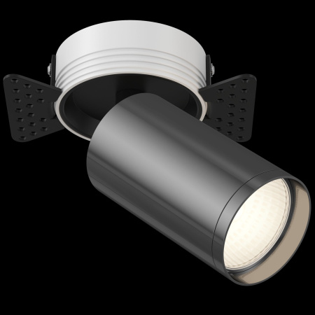 Встраиваемый светильник 1*GU10 10Вт Черный и Графит IP20 FOCUS S C058CL-1BGF Technical