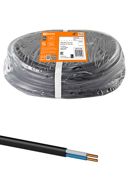 Кабель ВВГ-П нг(А)-LS 2х6 ок(N)-0,66 ГОСТ (30м) TDM