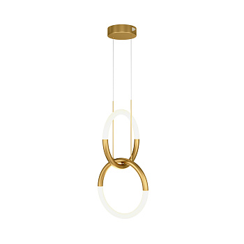 Подвесной светильник 2*LED 18Вт Золото IP20 Node MOD165PL-L18G3K Maytoni