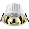 Св-к встр.св/д IP20 LED 4000К 40W 100-265V KNOF белый/золото NOVOTECH