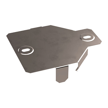 Крышка переходника симметричного Стандарт INOX (AISI 409) 100х50 Промрукав