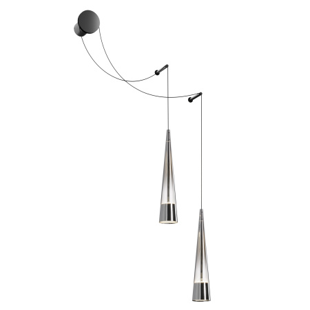 Настенный светильник (бра) 2*LED 24Вт Хром IP20 Sintesi P090WL-L24CH3K Maytoni