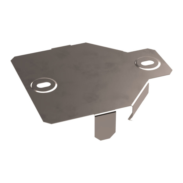 Крышка переходника симметричного Стандарт INOX (AISI 409) 100х50 Промрукав