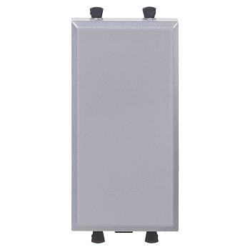 Перекрестный переключатель модульный, "Avanti", "Закаленная сталь", 1 модуль DKC