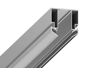 Корпус в натяжной потолок для накладного шинопровода Magnetic GL3344 AL алюминий 2000*57*59.2 Ambrella Light