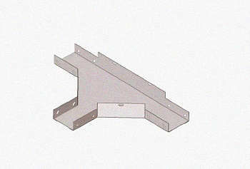 Лоток тройниковый глухой ОТГ 400х80 УХЛ1, горячее цинкование, S1,0