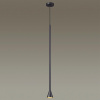 Подвесной св-к LED GU10 7W 220V PIPA черный/металл ODEON LIGHT