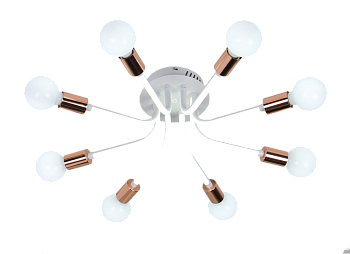 Потолочный светильник 8*E27 75Вт Белый IP20 Tanis FR6028CL-L40W Freya