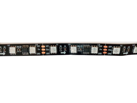 Лента св/д адресная WS2811 5050 12V 14.4W RGB 60led IP33 Giant4