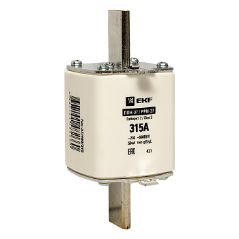 Плавкая вставка ППН-37 400/315А габарит 2 PROxima EKF