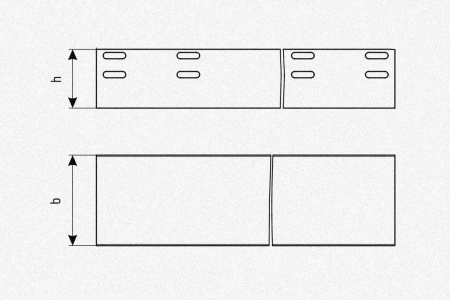 Лоток глухой ЛМГ 50х65х2000 УХЛ1, горячее цинкование S1,5