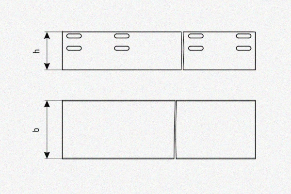 Лоток глухой ЛМГ 50х65х2000 УХЛ1, горячее цинкование S1,5
