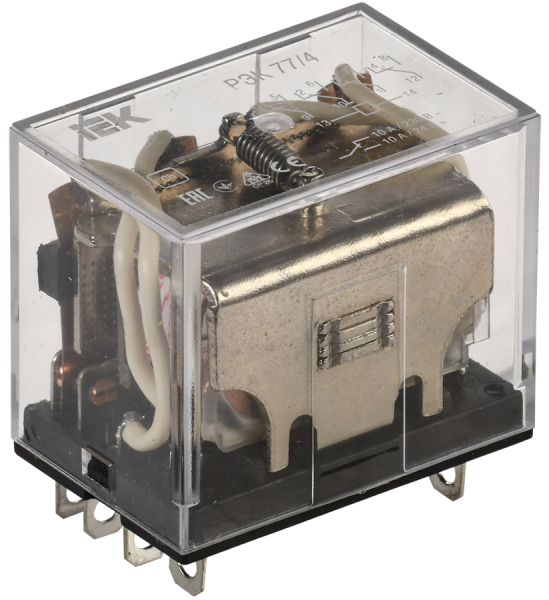 Реле промежуточное РЭК77/4(LY4) 10А 24В АC IEK