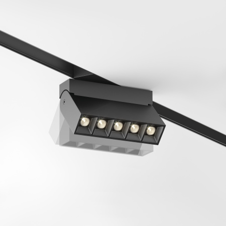 Трековый светильник LED 10Вт Черный IP20 Magnetic track system Gravity TR077-2-10W3K-B Technical Maytoni