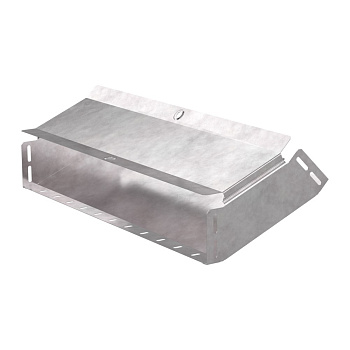 Угол вертикальный внутренний 45 градусов с крышкой Стандарт 600х100 Промрукав