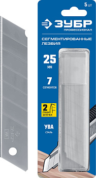 25 мм лезвия сегментированные, 5 шт ЗУБР