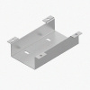 Соединитель нижний У1102 200х100 УТ1,5 с метизами, оцинкованный лист, S1,0
