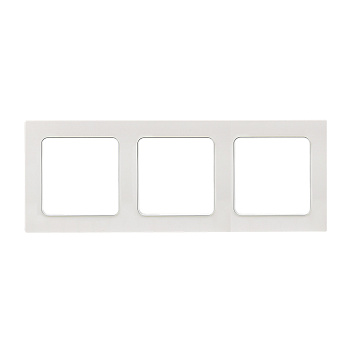 Стокгольм Рамка 3-местная белая EKF